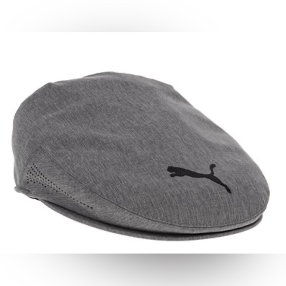 NWOT PUMA Tour Driver Hat Grey Moisture Wicking FlexFit Golf Bryson Small/Medium - Picture 1 of 10